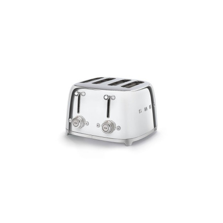 Toaster 4 Felii SMEG TSF03SSEU, Stilul Anilor 50, Crom-01