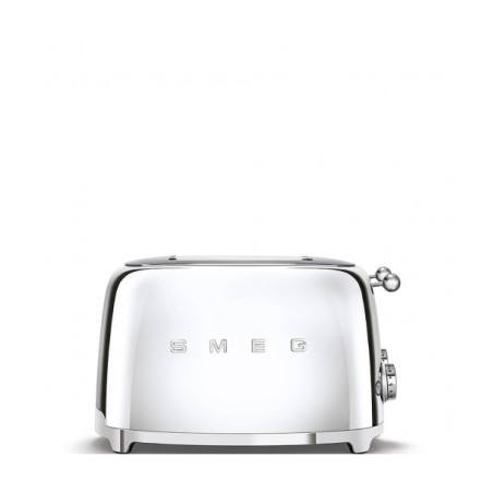 Toaster 4 Felii SMEG TSF03SSEU, Stilul Anilor 50, Crom-01