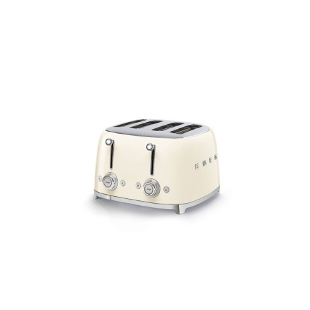 Toaster 4 Felii SMEG TSF03CREU, Stilul Anilor 50, Crem-01