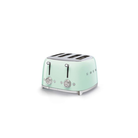 Toaster 4 Felii SMEG TSF03PGEU, Stilul Anilor 50, Verde Pastel-01