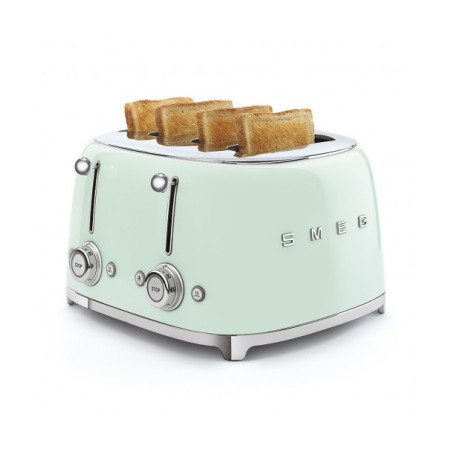 Toaster 4 Felii SMEG TSF03PGEU, Stilul Anilor 50, Verde Pastel-01