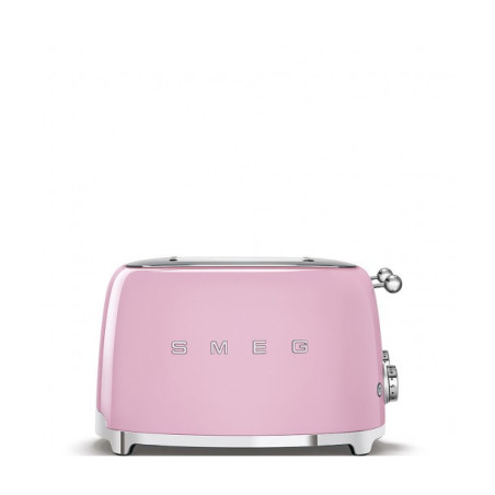 Toaster 4 Felii SMEG TSF03PKEU, Stilul Anilor 50, Roz-01