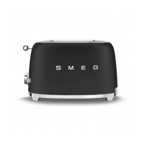 Toaster 2 Felii SMEG TSF01BLMEU, Stilul Anilor 50, Negru-01