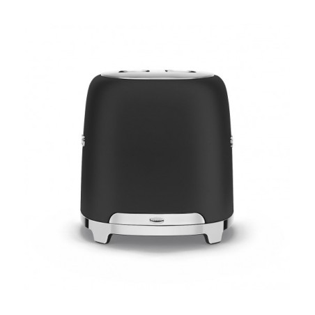 Toaster 2 Felii SMEG TSF01BLMEU, Stilul Anilor 50, Negru-01