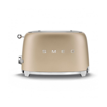 Toaster 2 Felii SMEG TSF01CHMEU, Stilul Anilor 50, Auriu-01