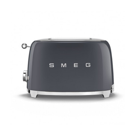 Toaster 2 Felii SMEG TSF01GREU, Stilul Anilor 50, Gri Ardezie-01