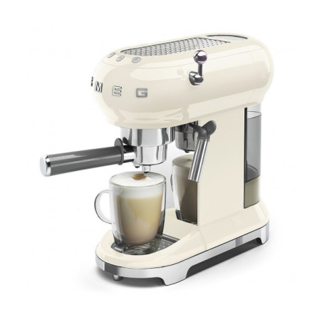 Espressor Manual SMEG ECF01CREU, Stilul Anilor 50, Crem-01