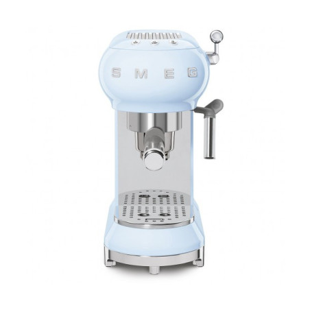 Espressor Manual SMEG ECF01PBEU, Stilul Anilor 50, Albastru Pastel-01