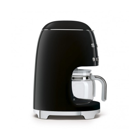 Cafetiera SMEG DCF02BLEU, Stilul Anilor 50, Negru-01