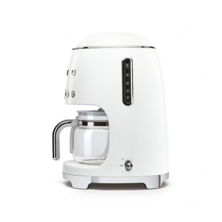 Cafetiera SMEG DCF02WHEU, Stilul Anilor 50, Alb-01