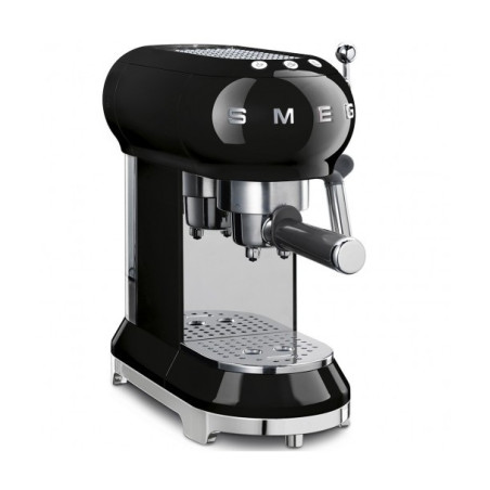 Espressor Manual SMEG ECF01BLEU, Stilul Anilor 50, Negru-01