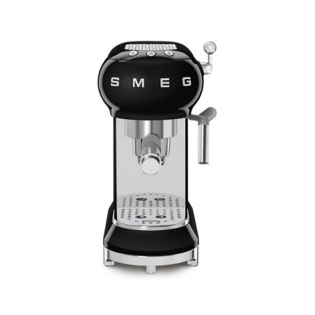 Espressor Manual SMEG ECF01BLEU, Stilul Anilor 50, Negru-01