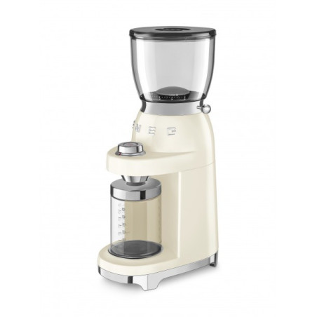 Rasnita De Cafea SMEG CGF01CREU, Stilul Anilor 50, Crem-01