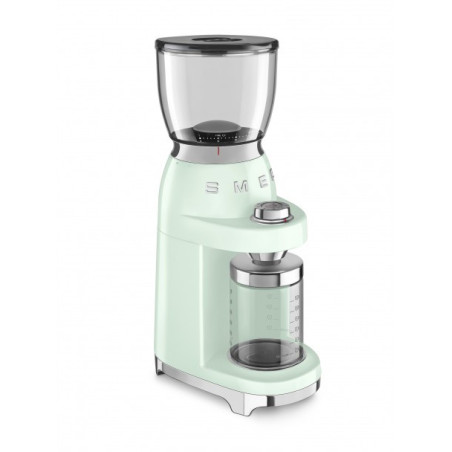 Rasnita De Cafea SMEG CGF01PGEU, Stilul Anilor 50, Verde Pastel-01