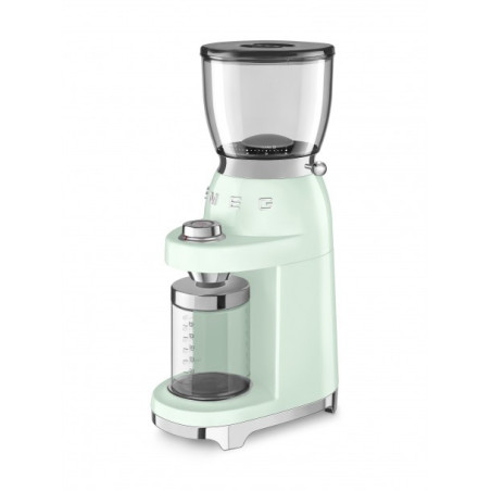 Rasnita De Cafea SMEG CGF01PGEU, Stilul Anilor 50, Verde Pastel-01