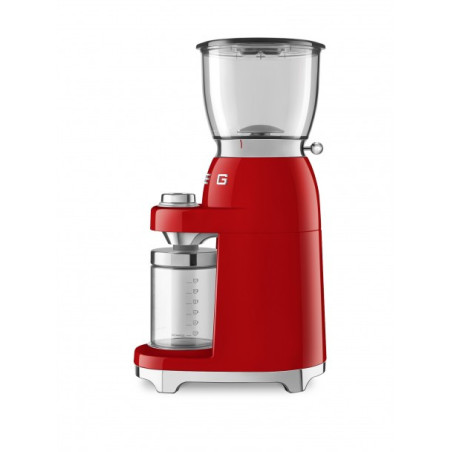 Rasnita De Cafea SMEG CGF01RDEU, Stilul Anilor 50, Rosu-01