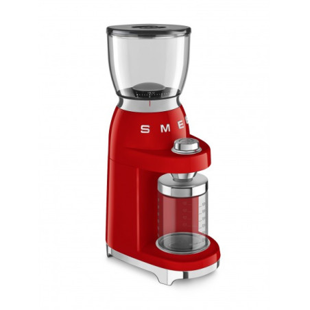 Rasnita De Cafea SMEG CGF01RDEU, Stilul Anilor 50, Rosu-01