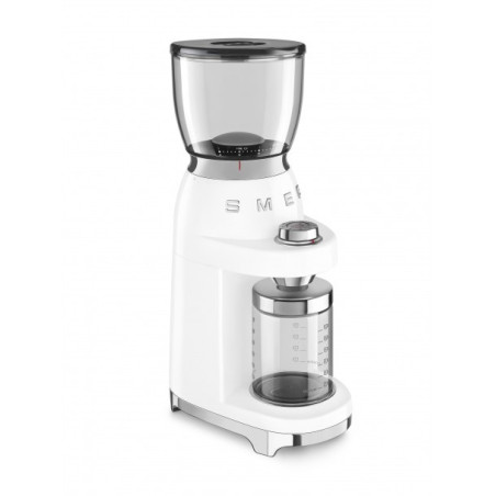 Rasnita De Cafea SMEG CGF01WHEU, Stilul Anilor 50, Alb-01