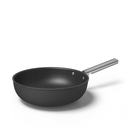 WOK SMEG CKFW3001BLM , Negru, 30 cm-01