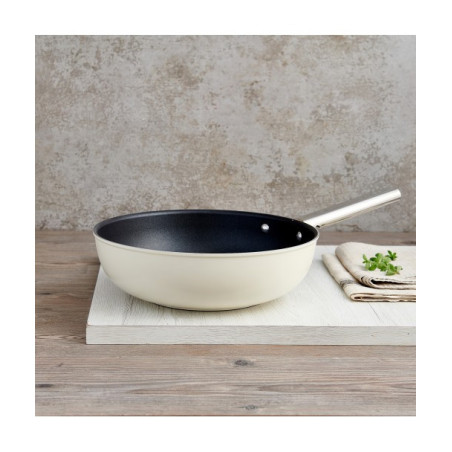 WOK SMEG CKFW3001CRM , Crem, 30 cm-01