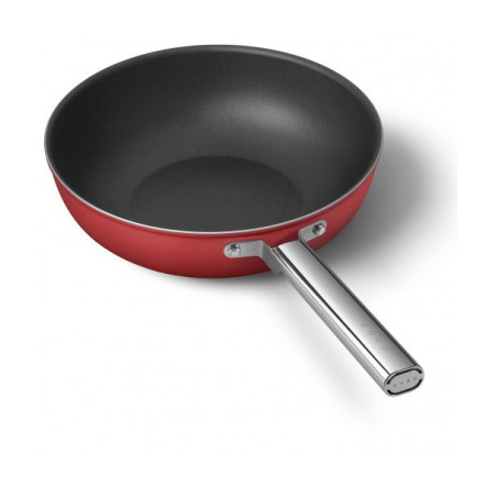 WOK SMEG CKFW3001RDM , Rosu, 30 cm-01