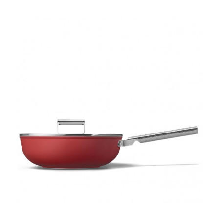 WOK SMEG CKFW3001RDM , Rosu, 30 cm-01