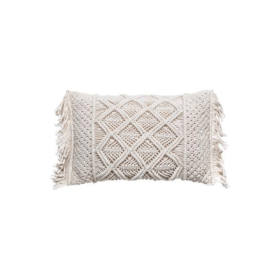 Perna Decorativa Macrame 30 X 50 cm