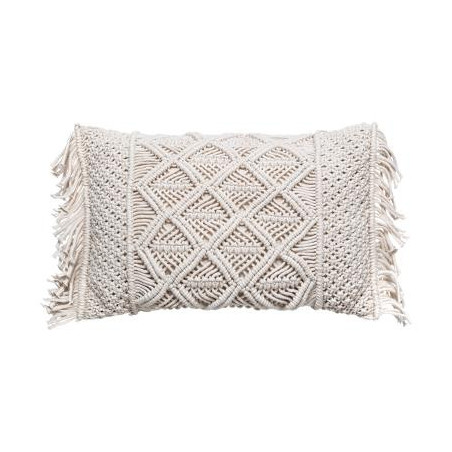 Perna Decorativa Macrame 30 X 50 cm-01