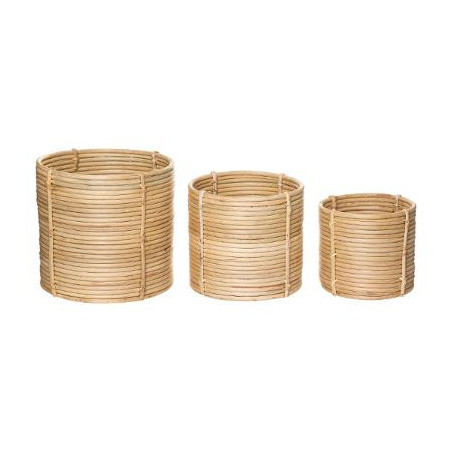 Set 3 Suporturi Pentruflori Din Rattan-01