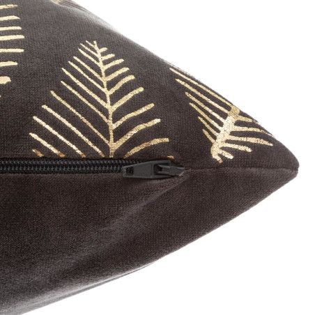 Perna Decorativa Velvet Gri Feather 40 X 40 cm-01