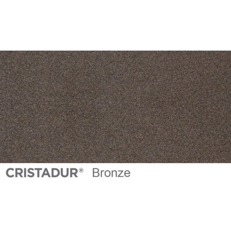 Chiuveta bucatarie Schock Greenwich N-100S Cristadur Bronze, granit, montare pe/sub blat 40.6 x 45.6 cm-01