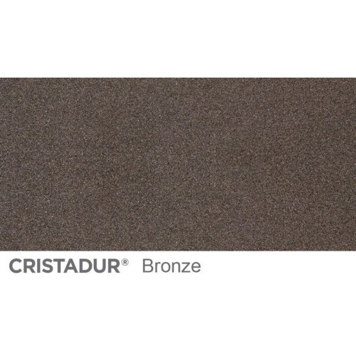 Chiuveta bucatarie Schock Greenwich N-100S Cristadur Bronze, granit, montare pe/sub blat 40.6 x 45.6 cm