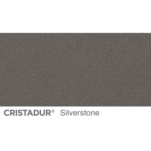 Chiuveta bucatarie Schock Greenwich N-100S Cristadur Silverstone, granit, montare pe/sub blat 40.6 x 45.6 cm