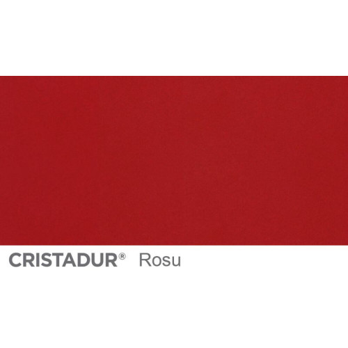 Chiuveta bucatarie Schock Mono D-100XS Cristadur Rouge, granit, reversibila, montare pe blat 78 x 51 cm