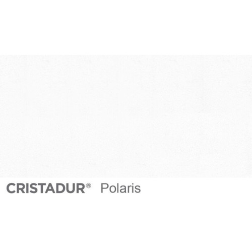 Baterie bucatarie Schock Laios Cristadur Polaris cu dus extractibil, aspect granit, cartus ceramic, alb polar