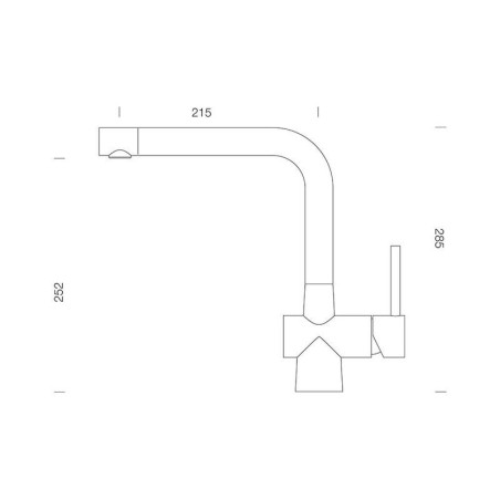 Baterie bucatarie Schock Laios Inox Periat, cartus ceramic-01