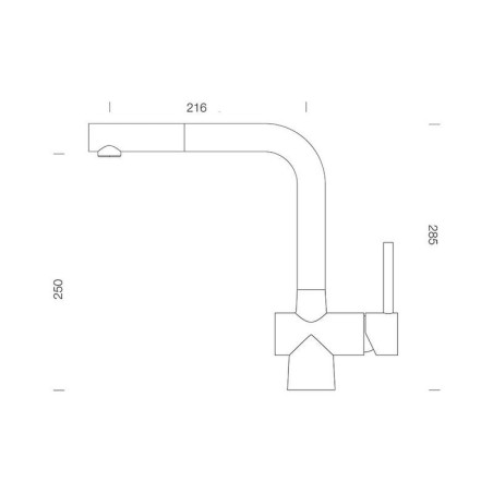 Baterie bucatarie Schock Laios Inox Periat cu dus extractibil, cartus ceramic-01