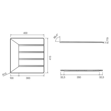 Scurgator vase Schock din silicon negru mat-01