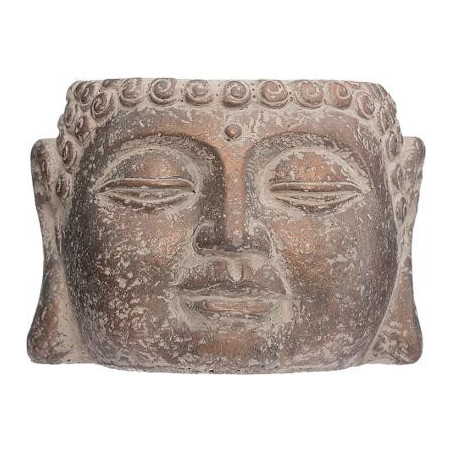 Ghiveci Cap Buddha H9 cm Maro-01