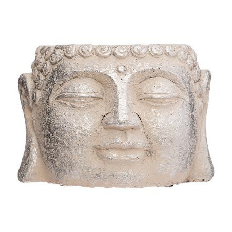 Ghiveci Cap Buddha H9 cm Crem-01