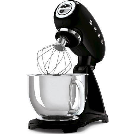 Mixer Cu Bol SMEG SMF23BLEU, Stilul Anilor 50, Negru, 4.8 L-01