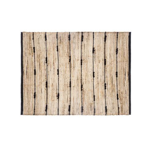 Covor Iuta Stripes Negru 60 X 90 cm-01