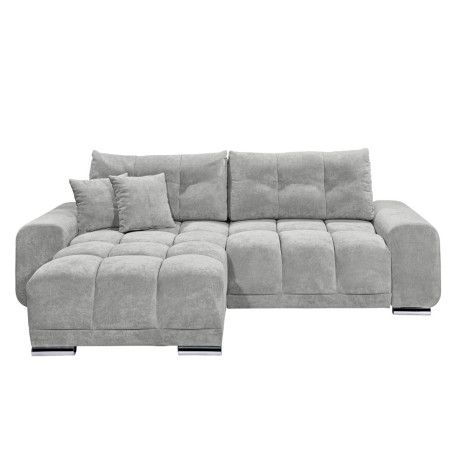 Coltar Extensibil Baku, Stanga/Dreapta, Light Grey, 93 x 186 x 264 Cm-01