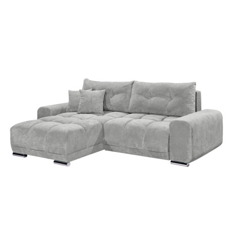 Coltar Extensibil Baku, Stanga/Dreapta, Light Grey, 93 x 186 x 264 Cm-01