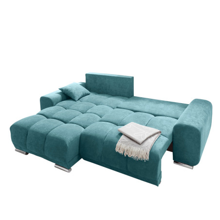 Coltar Extensibil Baku, Stanga/Dreapta, Green, 93 x 186 x 264 Cm-01