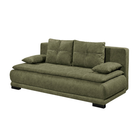 Canapea Extesibila Sofia Lux, Cu Lada, Olive, 93 x 105 x 208 Cm-01