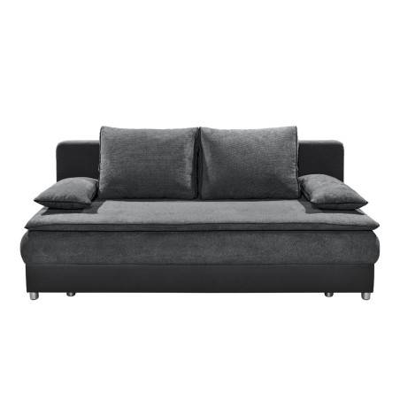 Canapea Extensibila Sove, Negru-Antracit, 208 x 82(90) x 93 cm-01