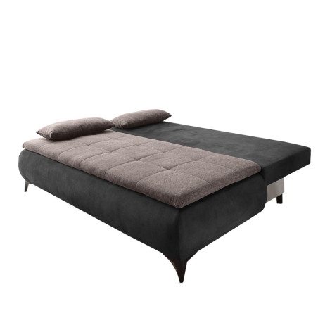 Canapea Extensibila Zita, Espresso, 202 x 94 x 104 cm-01