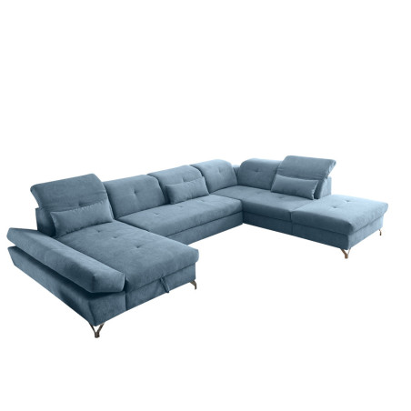 Coltar Extensibil U Meli, Dreapta, Cu Lada, Denim, 96 x 245 x 350 Cm-01