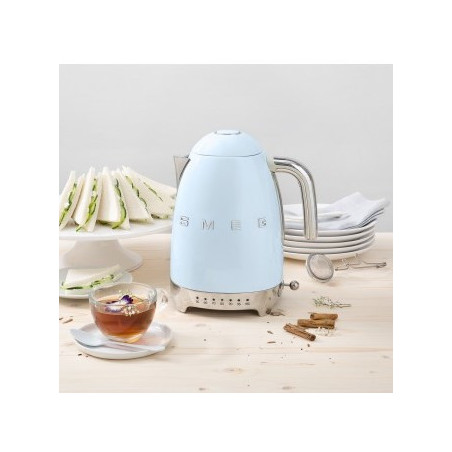 Fierbator Electric SMEG KLF04PBEU, Stilul Anilor 50, Albastru Pastel, 27.5 x 22.6 x 17.1 cm-01